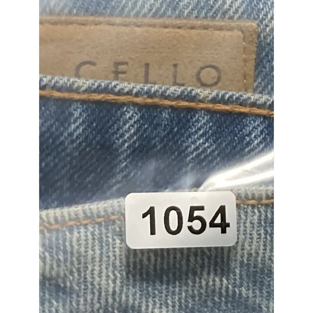 Cello Womens Jeans Blue Size‎ 3 Slim Ripped Mid Rise Size 3 NWT - Picture 15 of 15